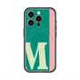 スリムプロテクションプレミアムケース with MagSafe［ オリジナル - initial color line - M green ］