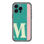 スリムプロテクションプレミアムケース with MagSafe［ オリジナル - initial color line - M green ］