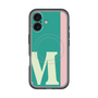 スリムプロテクションプレミアムケース with MagSafe［ オリジナル - initial color line - M green ］