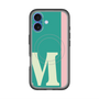 スリムプロテクションプレミアムケース with MagSafe［ オリジナル - initial color line - M green ］