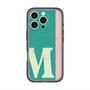 スリムプロテクションプレミアムケース with MagSafe［ オリジナル - initial color line - M green ］