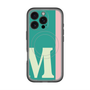 スリムプロテクションプレミアムケース with MagSafe［ オリジナル - initial color line - M green ］