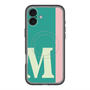 スリムプロテクションプレミアムケース with MagSafe［ オリジナル - initial color line - M green ］