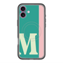 スリムプロテクションプレミアムケース with MagSafe［ オリジナル - initial color line - M green ］