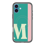 スリムプロテクションプレミアムケース with MagSafe［ オリジナル - initial color line - M green ］