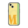 スリムプロテクションプレミアムケース with MagSafe［ オリジナル - initial color line - M yellow ］