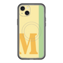 スリムプロテクションプレミアムケース with MagSafe［ オリジナル - initial color line - M yellow ］