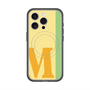 スリムプロテクションプレミアムケース with MagSafe［ オリジナル - initial color line - M yellow ］