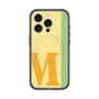 スリムプロテクションプレミアムケース with MagSafe［ オリジナル - initial color line - M yellow ］