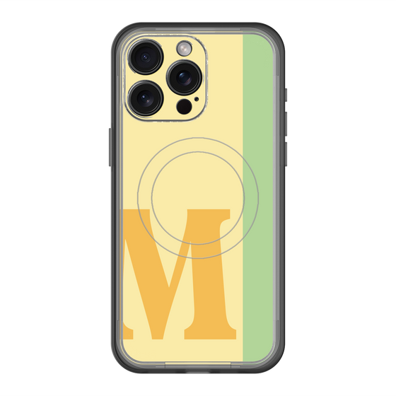 スリムプロテクションプレミアムケース with MagSafe［ オリジナル - initial color line - M yellow ］