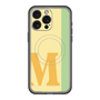 スリムプロテクションプレミアムケース with MagSafe［ オリジナル - initial color line - M yellow ］