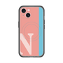 スリムプロテクションプレミアムケース with MagSafe［ オリジナル - initial color line - N pink ］