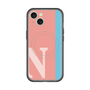 スリムプロテクションプレミアムケース with MagSafe［ オリジナル - initial color line - N pink ］