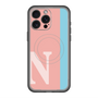 スリムプロテクションプレミアムケース with MagSafe［ オリジナル - initial color line - N pink ］