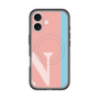 スリムプロテクションプレミアムケース with MagSafe［ オリジナル - initial color line - N pink ］