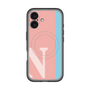 スリムプロテクションプレミアムケース with MagSafe［ オリジナル - initial color line - N pink ］