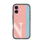 スリムプロテクションプレミアムケース with MagSafe［ オリジナル - initial color line - N pink ］