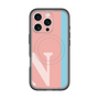 スリムプロテクションプレミアムケース with MagSafe［ オリジナル - initial color line - N pink ］