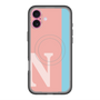 スリムプロテクションプレミアムケース with MagSafe［ オリジナル - initial color line - N pink ］