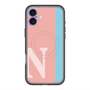 スリムプロテクションプレミアムケース with MagSafe［ オリジナル - initial color line - N pink ］