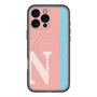 スリムプロテクションプレミアムケース with MagSafe［ オリジナル - initial color line - N pink ］