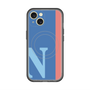 スリムプロテクションプレミアムケース with MagSafe［ オリジナル - initial color line - N blue ］