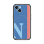 スリムプロテクションプレミアムケース with MagSafe［ オリジナル - initial color line - N blue ］