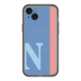 スリムプロテクションプレミアムケース with MagSafe［ オリジナル - initial color line - N blue ］