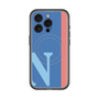 スリムプロテクションプレミアムケース with MagSafe［ オリジナル - initial color line - N blue ］