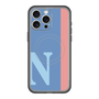 スリムプロテクションプレミアムケース with MagSafe［ オリジナル - initial color line - N blue ］
