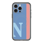 スリムプロテクションプレミアムケース with MagSafe［ オリジナル - initial color line - N blue ］