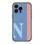 スリムプロテクションプレミアムケース with MagSafe［ オリジナル - initial color line - N blue ］
