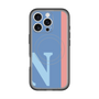 スリムプロテクションプレミアムケース with MagSafe［ オリジナル - initial color line - N blue ］