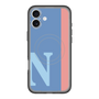 スリムプロテクションプレミアムケース with MagSafe［ オリジナル - initial color line - N blue ］