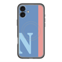 スリムプロテクションプレミアムケース with MagSafe［ オリジナル - initial color line - N blue ］