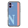 スリムプロテクションプレミアムケース with MagSafe［ オリジナル - initial color line - N blue ］
