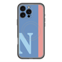 スリムプロテクションプレミアムケース with MagSafe［ オリジナル - initial color line - N blue ］