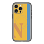 スリムプロテクションプレミアムケース with MagSafe［ オリジナル - initial color line - N orange ］