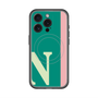 スリムプロテクションプレミアムケース with MagSafe［ オリジナル - initial color line - N green ］