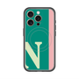 スリムプロテクションプレミアムケース with MagSafe［ オリジナル - initial color line - N green ］