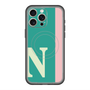 スリムプロテクションプレミアムケース with MagSafe［ オリジナル - initial color line - N green ］