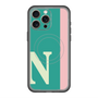スリムプロテクションプレミアムケース with MagSafe［ オリジナル - initial color line - N green ］