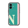 スリムプロテクションプレミアムケース with MagSafe［ オリジナル - initial color line - N green ］