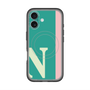 スリムプロテクションプレミアムケース with MagSafe［ オリジナル - initial color line - N green ］