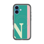 スリムプロテクションプレミアムケース with MagSafe［ オリジナル - initial color line - N green ］