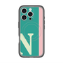 スリムプロテクションプレミアムケース with MagSafe［ オリジナル - initial color line - N green ］