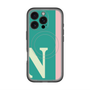スリムプロテクションプレミアムケース with MagSafe［ オリジナル - initial color line - N green ］