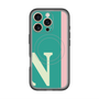 スリムプロテクションプレミアムケース with MagSafe［ オリジナル - initial color line - N green ］