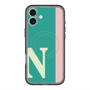 スリムプロテクションプレミアムケース with MagSafe［ オリジナル - initial color line - N green ］