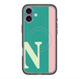 スリムプロテクションプレミアムケース with MagSafe［ オリジナル - initial color line - N green ］